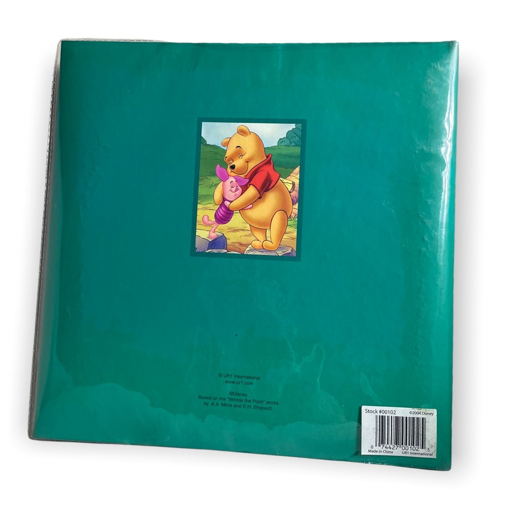 Disney Winnie The Pooh Photo Album With CD Storage Pocket 4" x 6" Pages 9x9 - Picture 7 of 8